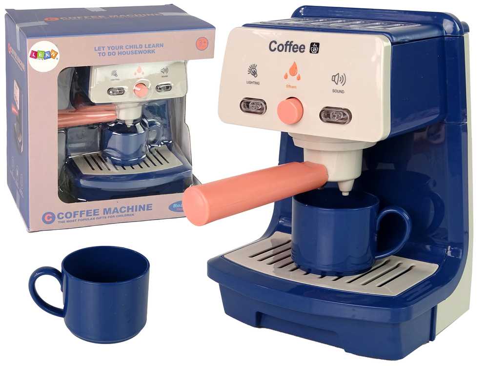 Žaislinis kavos virimo aparatas su puodeliu