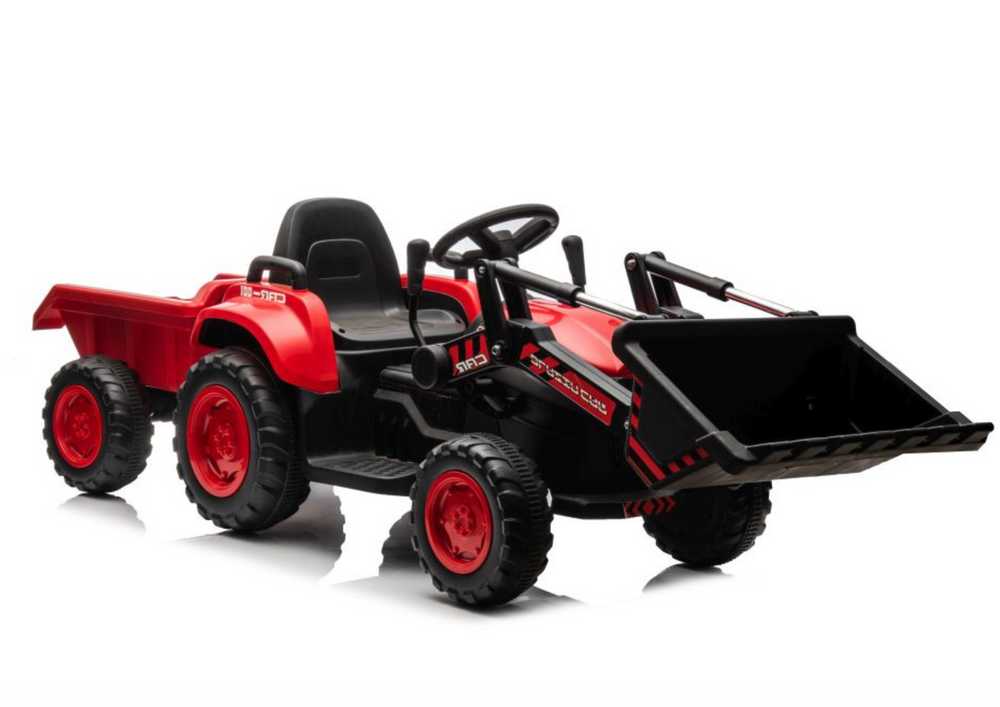 BW-X002A elektrinis traktoriukas, raudonas 