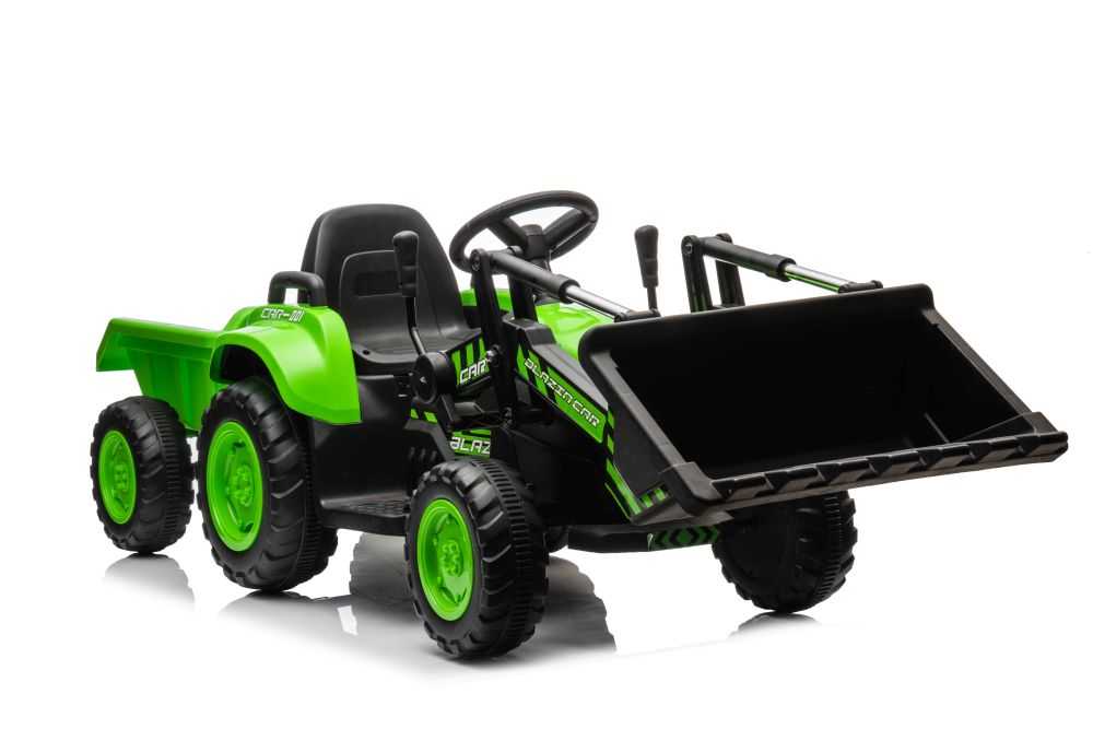 BW-X002A elektrinis traktoriukas, žalias