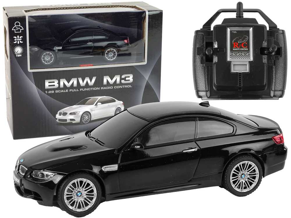 Nuotoliniu būdu valdomas BMW M3 R/C automobilis, juodas