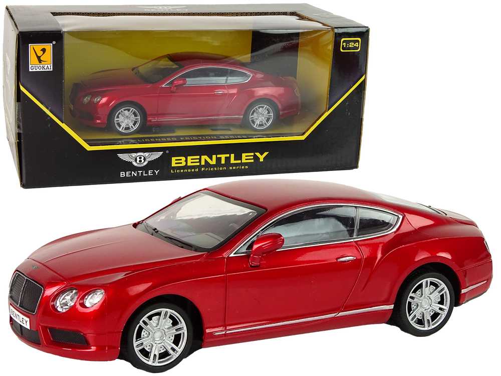 Bentley 1:24 žaislinis automobilis, raudonas