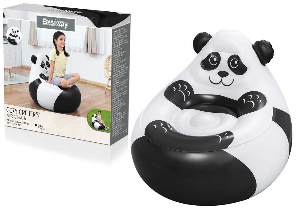 Bestway pripučiamas fotelis, panda