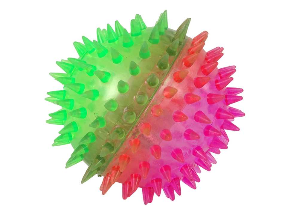 Spygliuotas šviečiantis kamuoliukas, 8,5 cm 