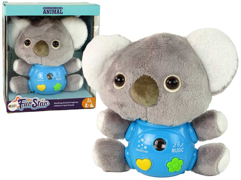 Interaktyvus pliušinis žaislas - koala, pilka