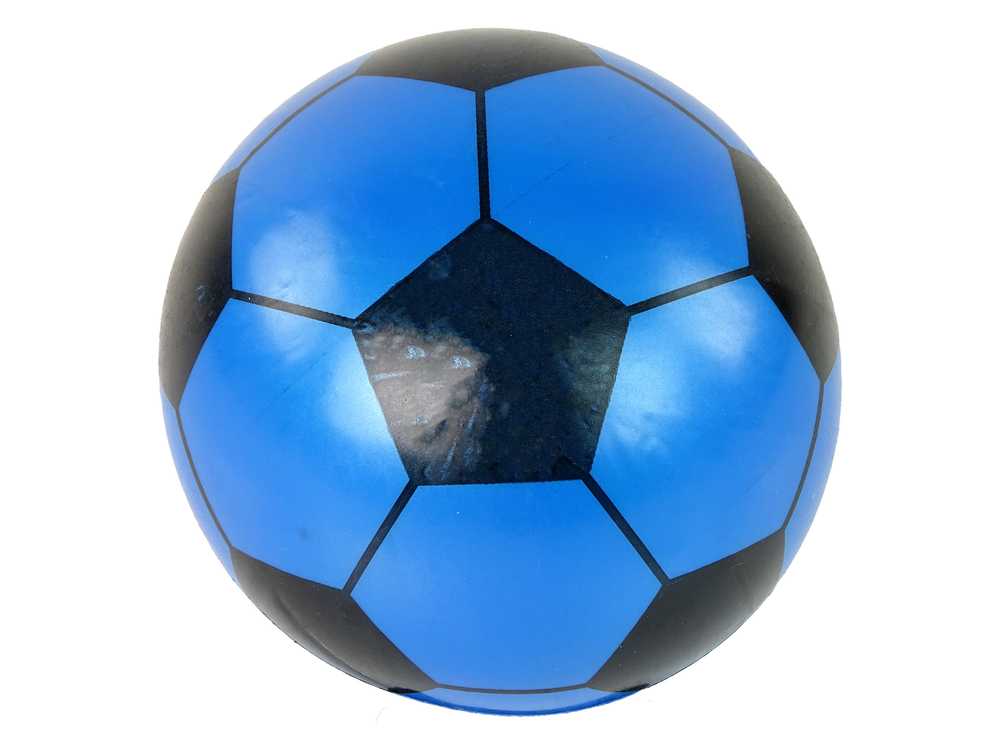 Guminis kamuolys, 23 cm, mėlynas