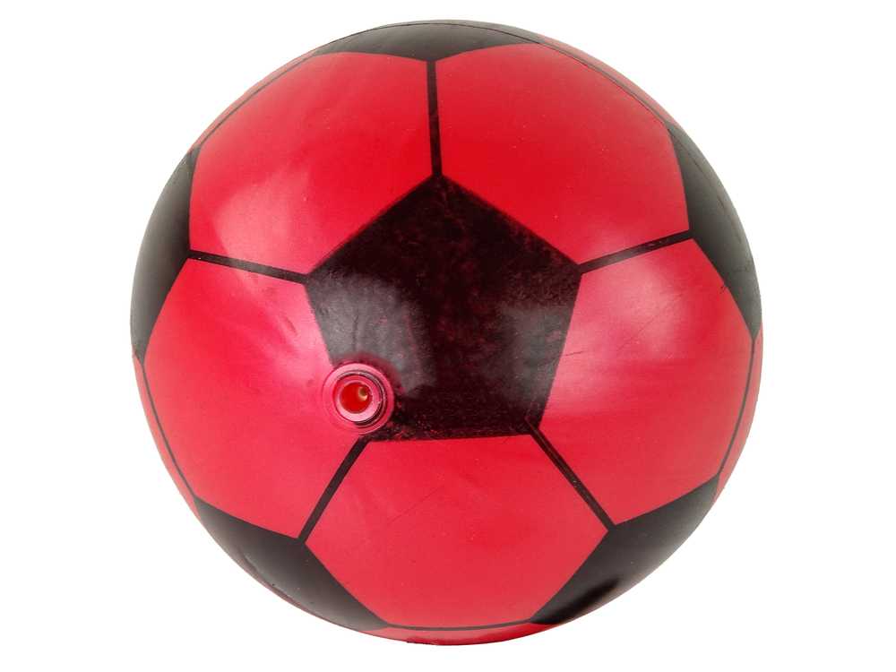 Guminis kamuolys, 23 cm, raudonas