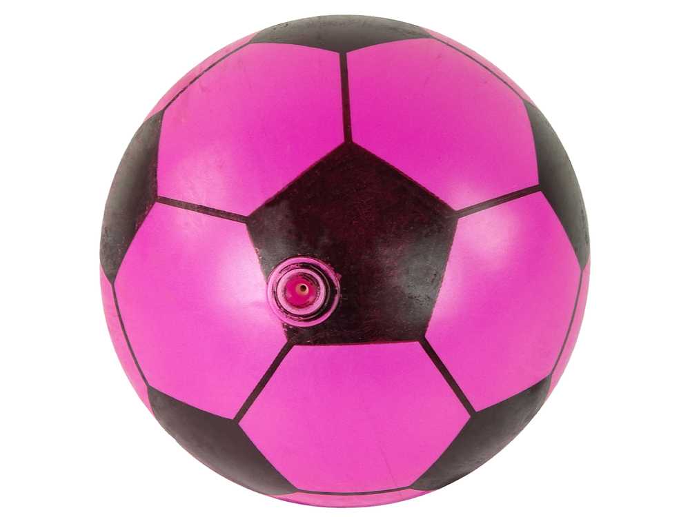 Guminis kamuolys, 23 cm, rožinis