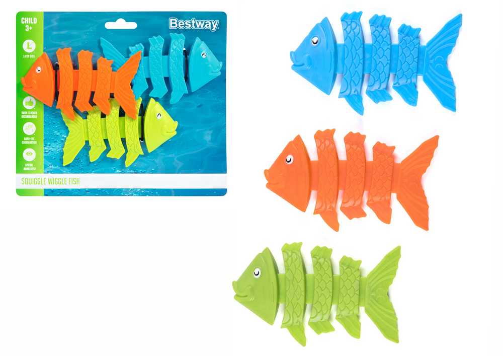 BESTWAY 3 spalvingų žuvyčių rinkinys