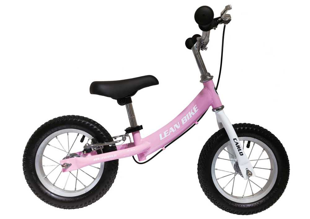 CARLO balansinis dviratis, šviesiai rožinis 