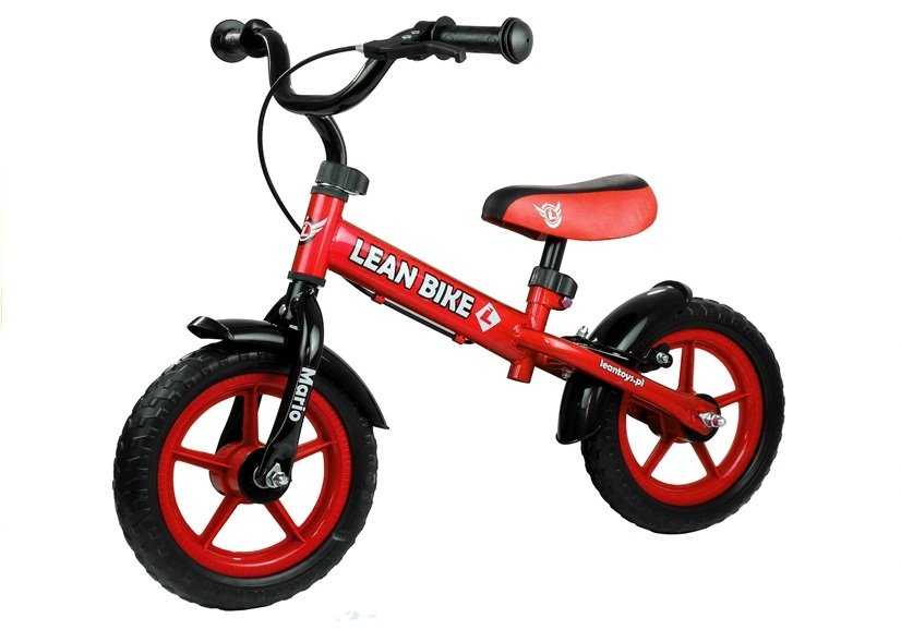 Balansinis dviratis - Lean Bike Mario, raudonas