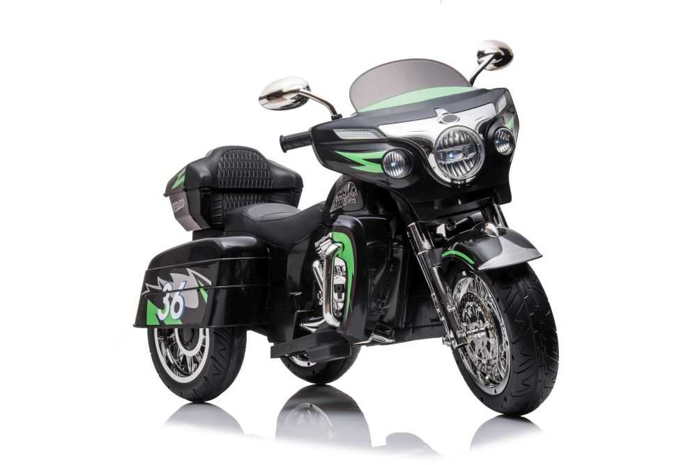 Goldwing NEL-R1800GS triratis elektrinis motociklas, juodas