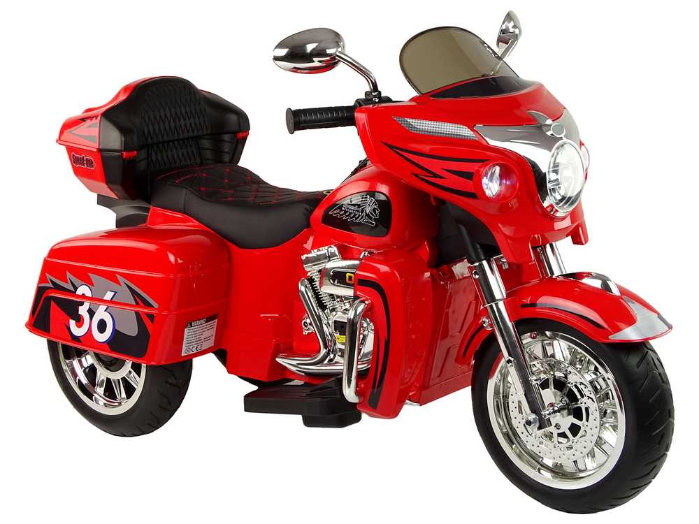 Elektrinis motociklas Goldwing NEL-R1800GS, raudonas