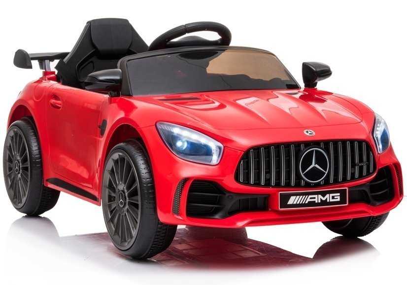 Mercedes GT R akumuliatorinis automobilis, raudonas