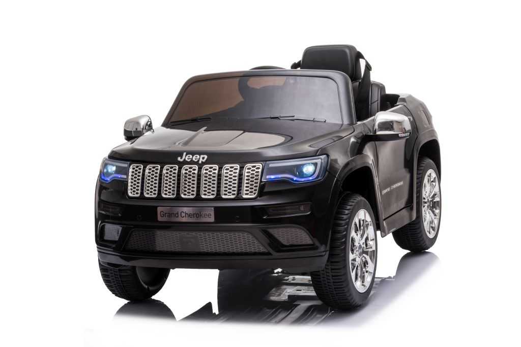 Vienvietis elektromobilis Jeep Grand Cherokee, juodas