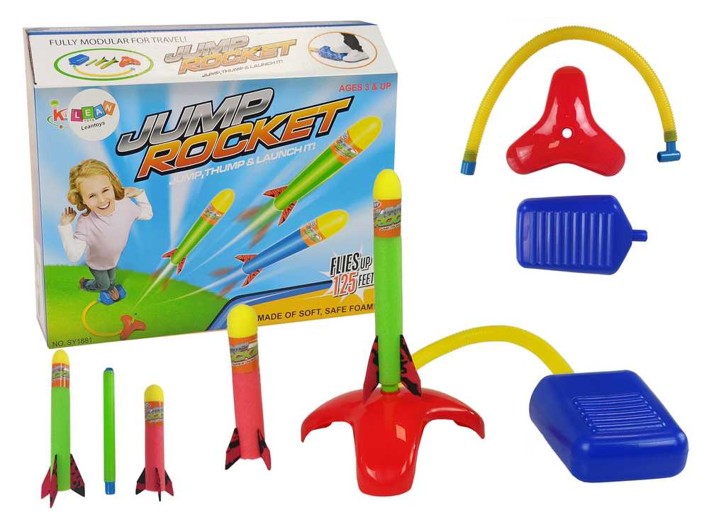 Žaislinių raketų rinkinys - Jump Rocket