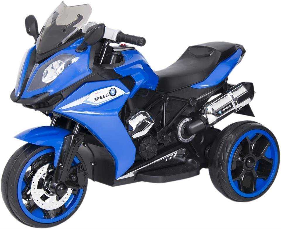 Vaikiškas elektrinis motociklas - Speed, mėlynas