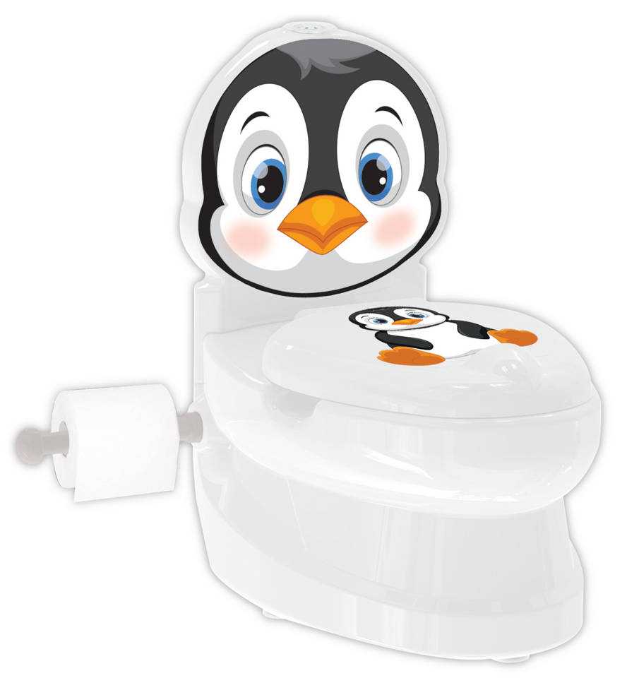 Interaktyvus vaikiškas tualetas, pingvinas