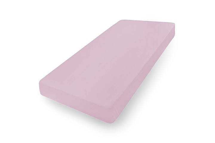 Neperšlampama paklodė su elastine juosta 120x60 cm, rožinė
