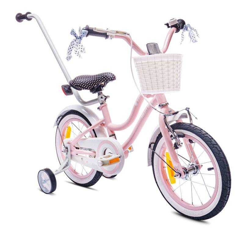 Vaikiškas dviratis Heart, 14 colių, rožinis