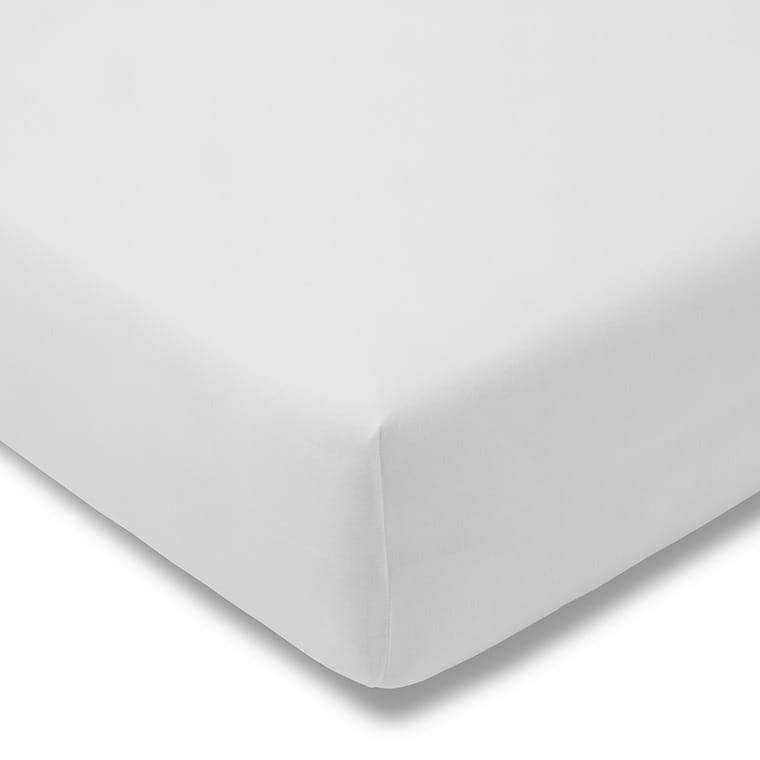 Paklodė su guma 140x70 cm, baltos spalvos